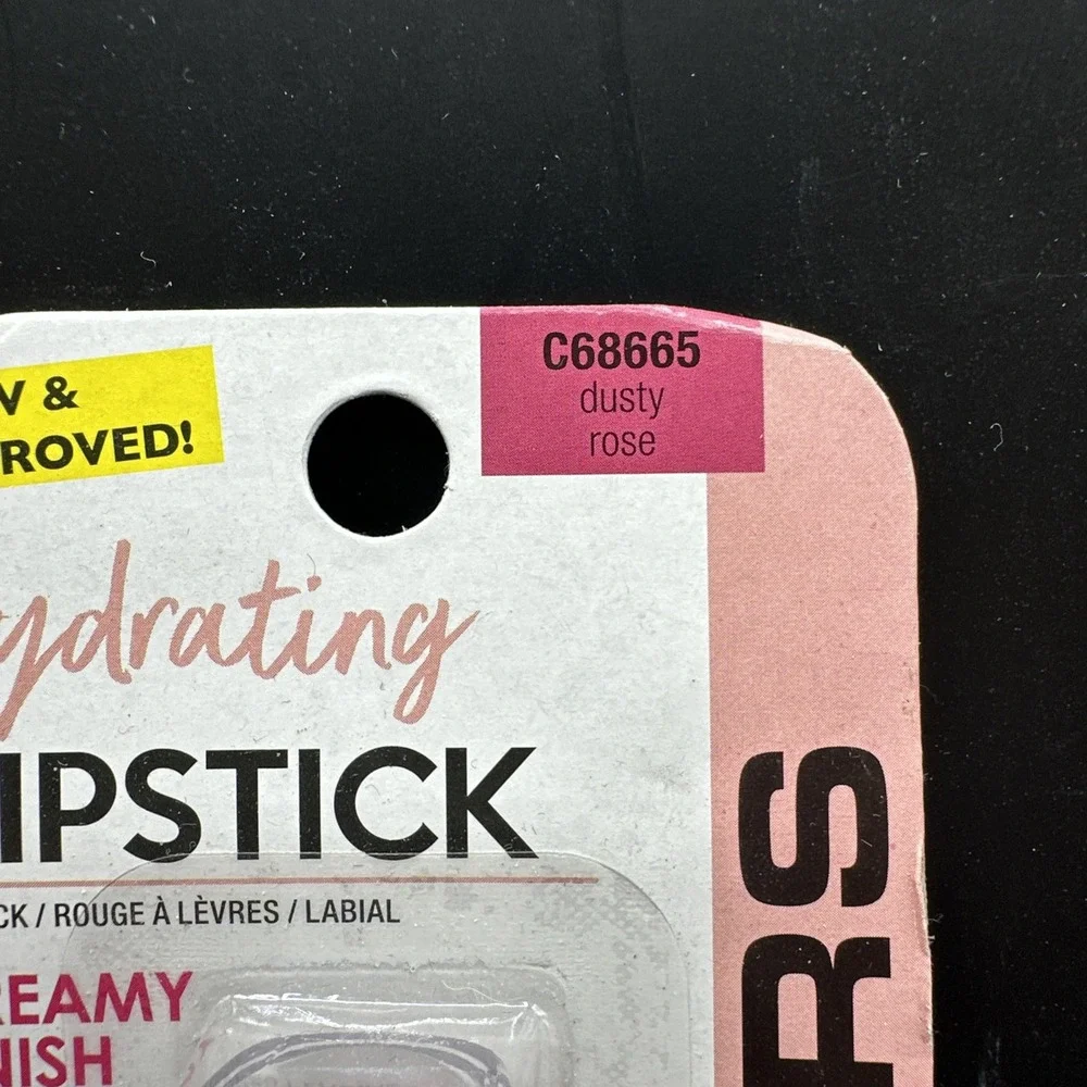 LA COLORS C68665 Dusty Rose CREAMY FINISH‎ HYDRATING VITAMIN E LIPSTICK Pack 2